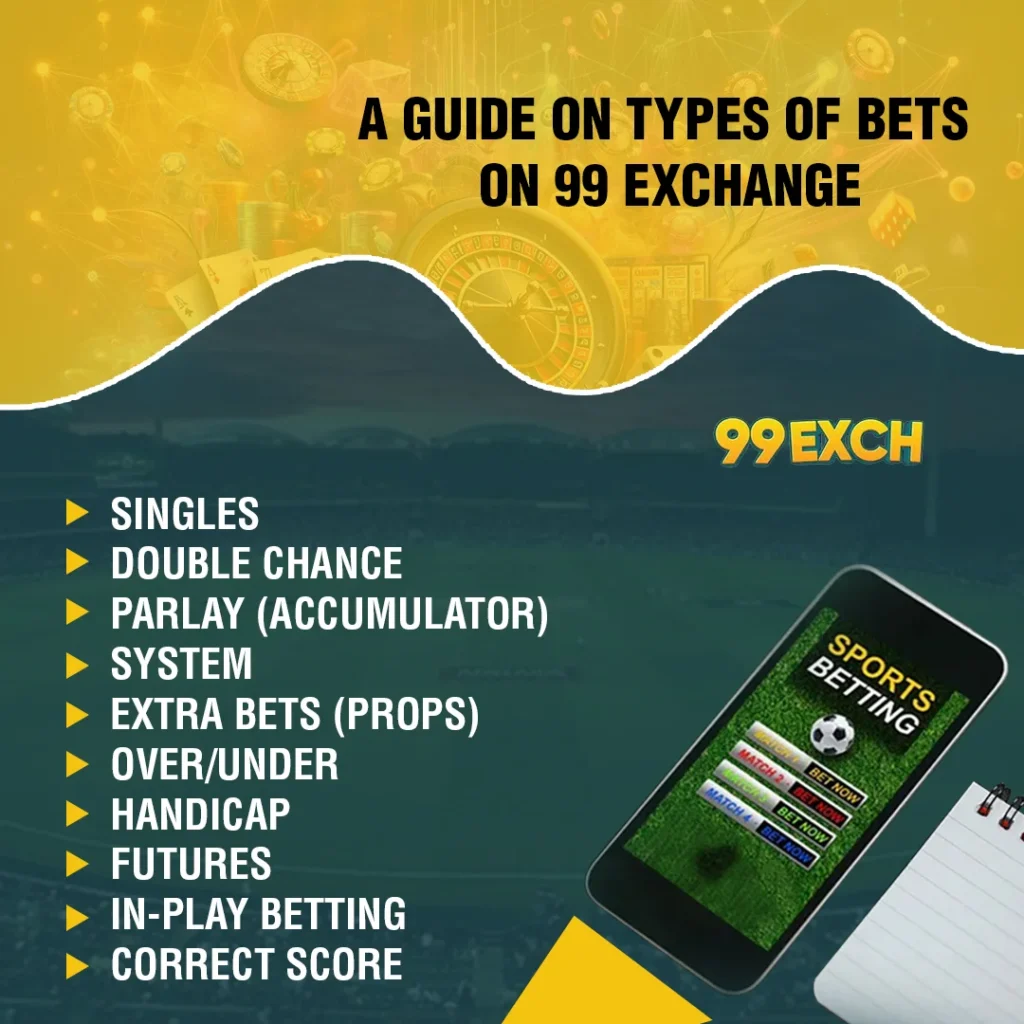 A Guide On Types of Bets on 99 Exchange